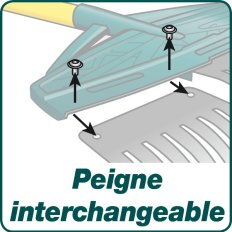 Balai paysagiste XR3 Duopro – Dents remplaçables pour un entretien efficace - Leborgne