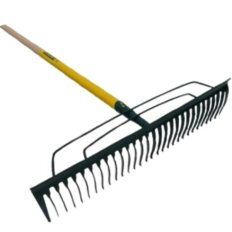 Râteau à gazon Duopro 30 dents sans manche - Leborgne