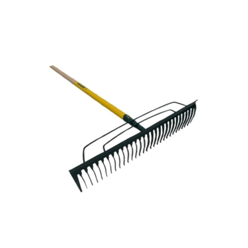 Râteau à gazon Duopro 30 dents manche bois certifié PEFC 100% - Leborgne