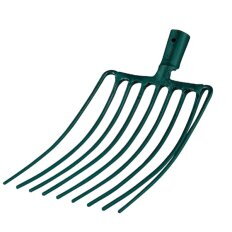 Fourche à cailloux à douille 9 dents sans manche - leborgne