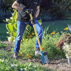 Bêche à Rebord Duopro manche pomme Metalgrip - Leborgne