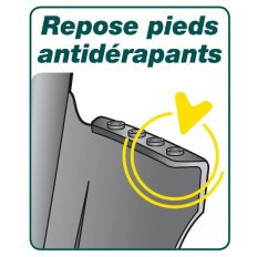 Louchet transplantation Duopro - 33 cm manche béquille Metalgrip - Leborgne