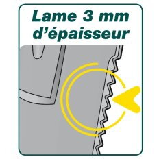Louchet transplantation Duopro - 33 cm manche béquille Metalgrip - Leborgne