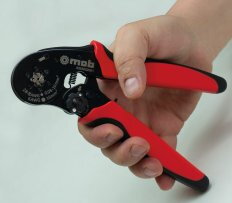 Pince à crémaillere pour sertissage embouts de câbles - MOB