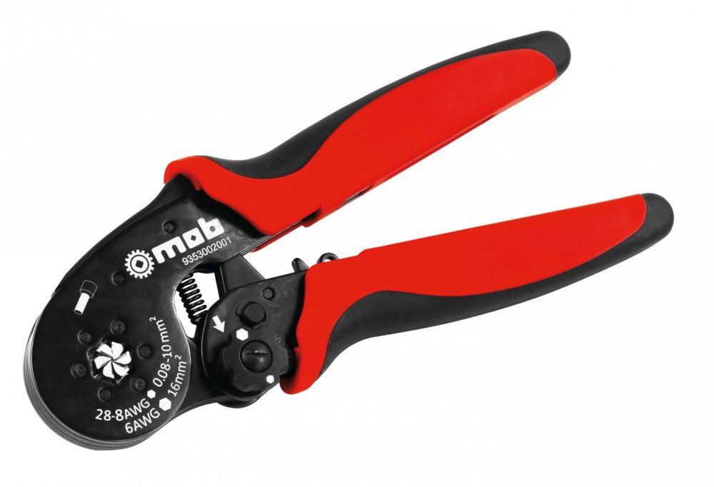 Pince à crémaillere pour sertissage embouts de câbles - MOB