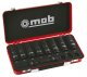 Coffret métallique de douilles impact longues 1/2'' 10 pièces - MOB