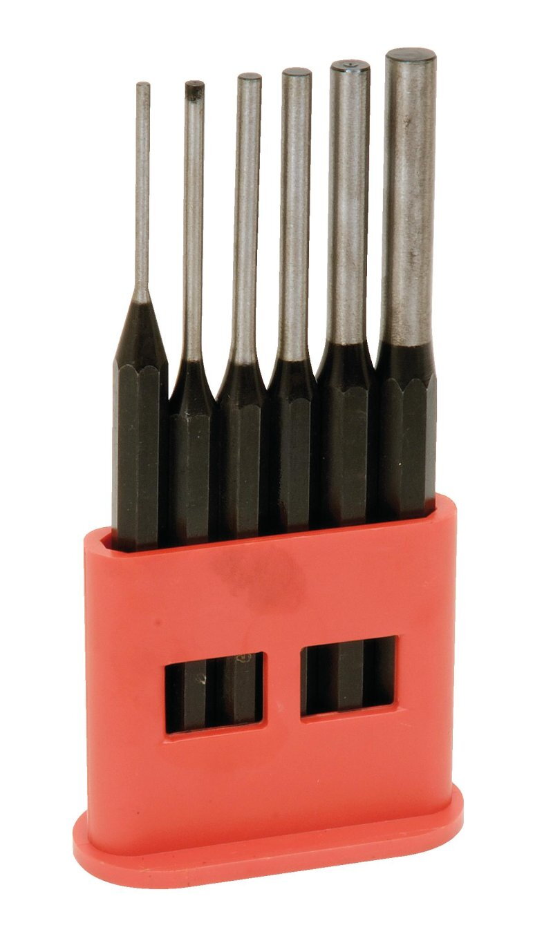 Stand de 6 chasse-goupilles en acier chrome vanadium - MOB