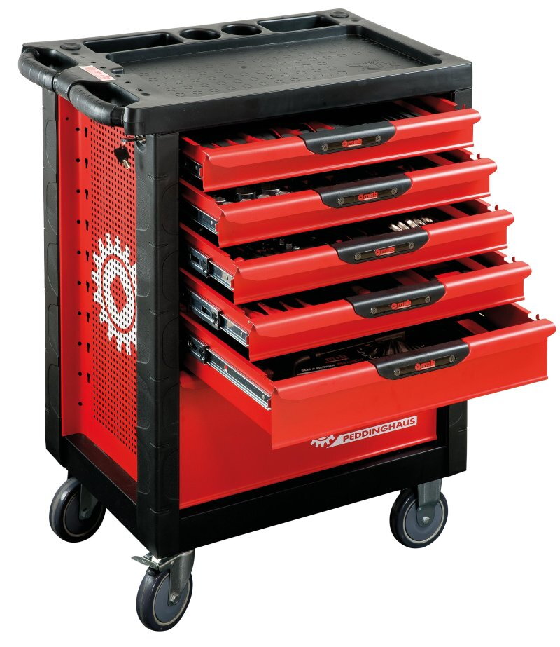 Servante d’atelier PROLINER 6 tiroirs – 126 pièces - MOB