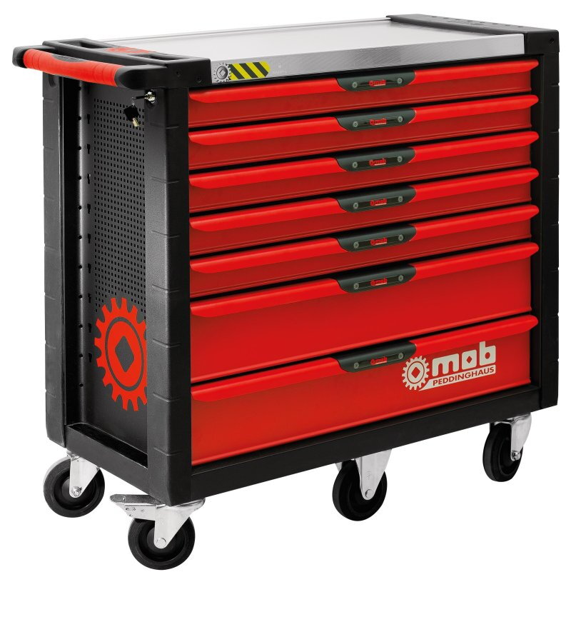 Servante d’atelier XLINER 7 tiroirs anti-basculement – 156 outils - MOB