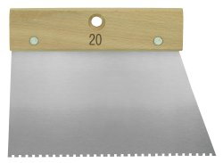 Spatule à colle 20 cm manche bois – lame acier verni - Mondelin