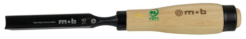 Gouge de sculpteur en acier forgé – manche bois PEFC haute densité - Mondelin