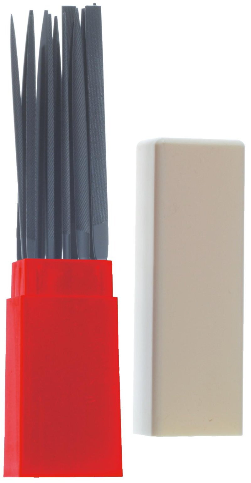 Jeu de 12 limes aiguilles en acier chrome – en boîte - MOB