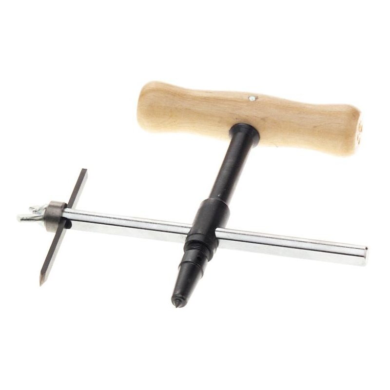 Couteau à rondelle Ø 300 à 1000 mm – Manche en bois robuste pour découpe précise - MOB