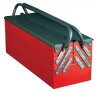 Boîte à outils métallique 5 compartiments bicolore - MOB