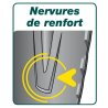 Louchet Nord Duopro 28 cm manche métal béquille - LEBORGNE