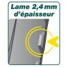 Louchet Nord Duopro 28 cm manche métal béquille - LEBORGNE