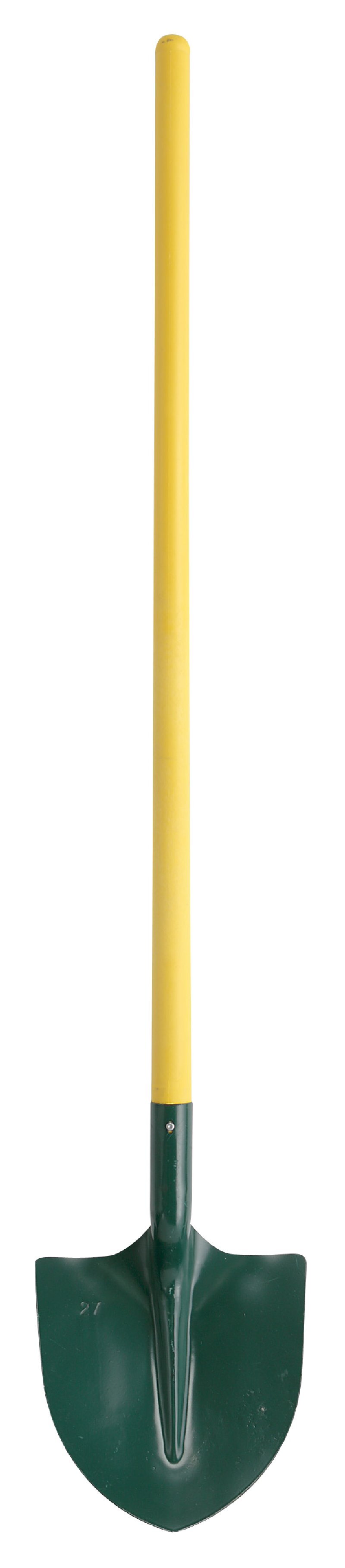 Pelle ronde tôle 27 cm manche Compositube 117 cm - Leborgne