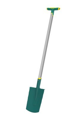 Bêche à Rebord Duopro manche béquille Metalgrip - Leborgne