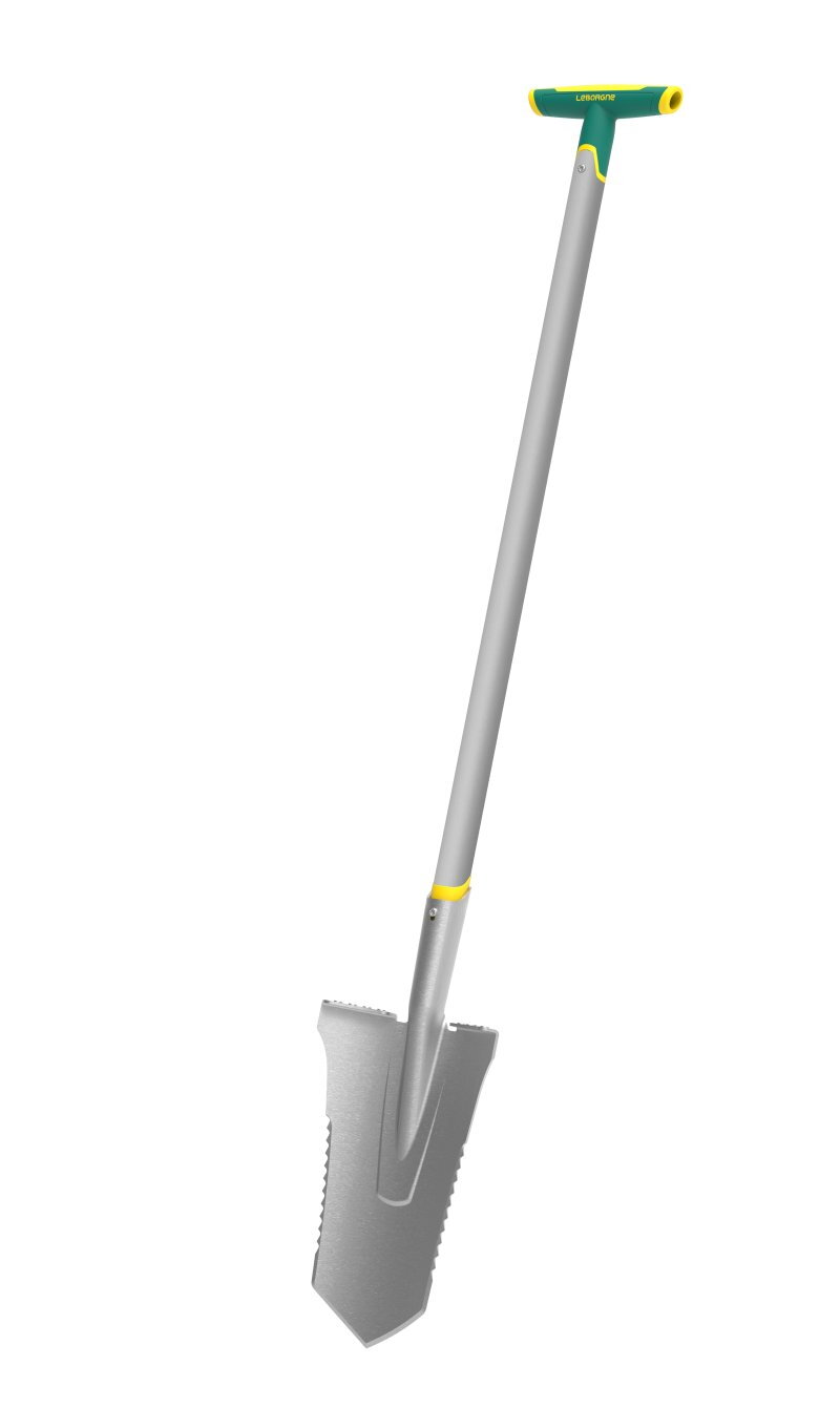 Louchet transplantation Duopro - 33 cm manche béquille Metalgrip - Leborgne