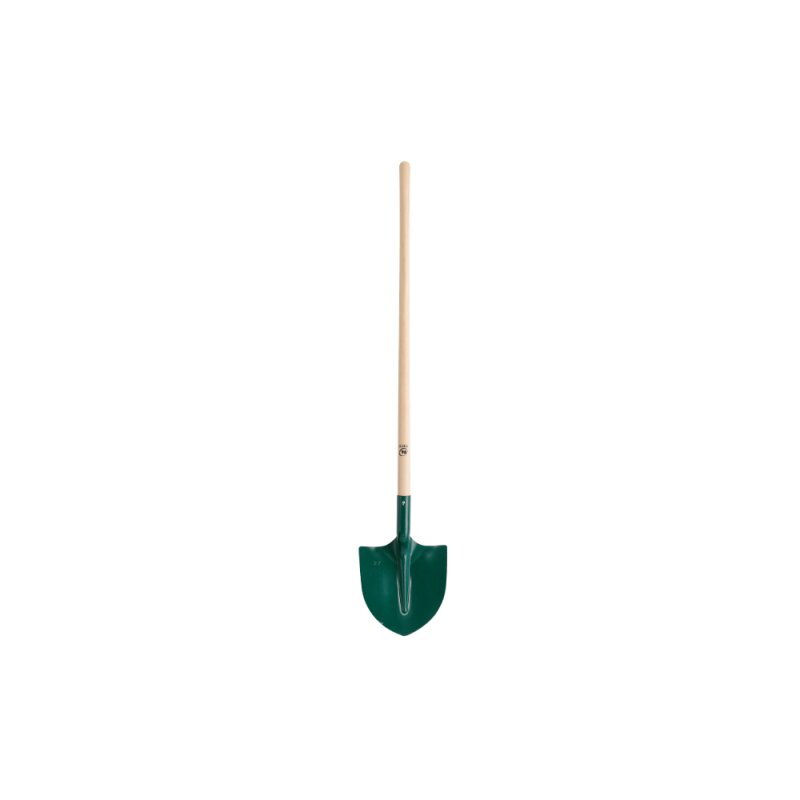 Pelle ronde tôle (29 cm) - manche pomme bois (110 cm) certifié PEFC 100% - Leborgne