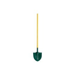 Pelle ronde tôle (29 cm) - manche creux en fibre de verre compositube (117 cm) - Leborgne