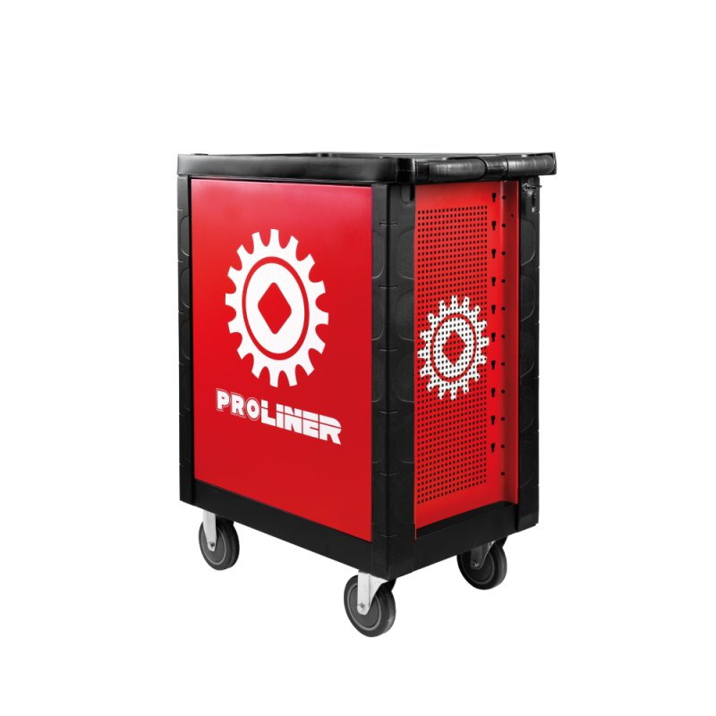Servante Rouge Proliner - 3 Modules & 6 Tiroirs - 690 x 465 x 970 mm (57.50 kg) - MOB