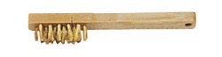 Brosse à bougie en acier laitonné souple - (20 cm) - Mondelin