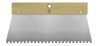 Spatule à colle 30 cm avec manche bois – Lame en acier verni - Mondelin