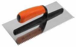 Platoir fibre de verre denté isocèle inox 28 x 12 cm - Mondelin