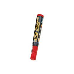 Marqueur Indélébile BIC Rouge - Lot de 2- Pointe biseautée - Mondelin