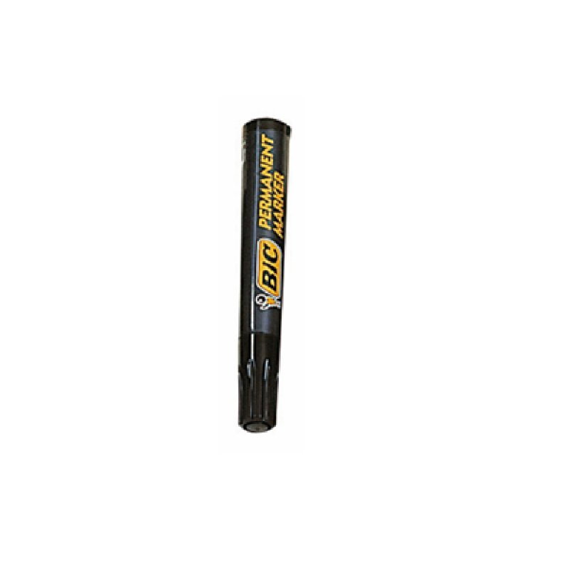 Marqueur Indélébile BIC Noir - Pointe biseautée - Mondelin