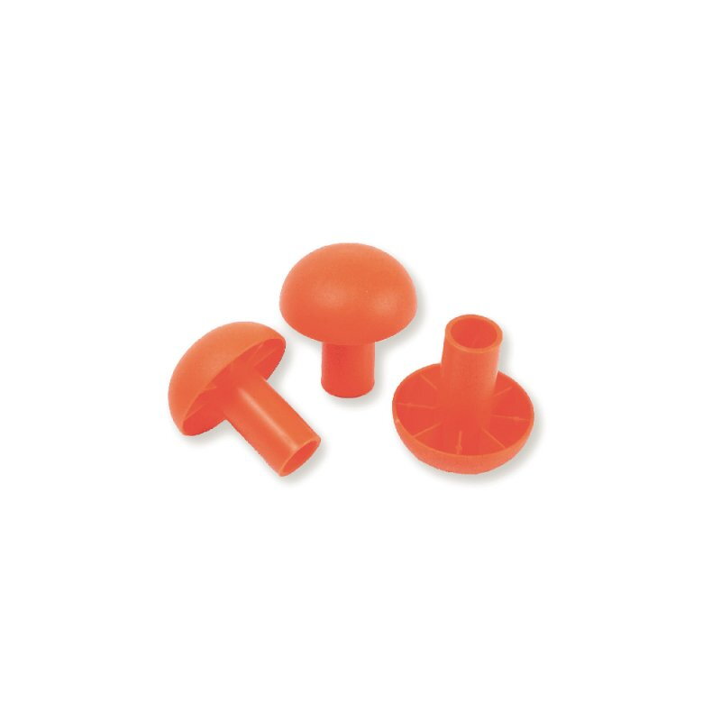Protections pour fer à béton - Polypropylène orange - Sac de 25 - Nouveauté Mondelin