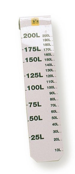 Réglette Blanche - de 10 à 200 litres - Mondelin