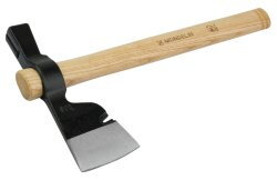Hachette de Plâtrier - Manche bois certifie PEFC - pour travaux de démolition - Mondelin