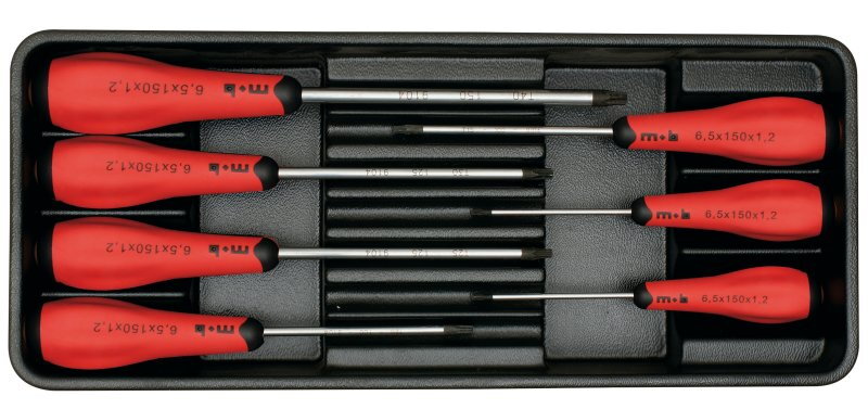 Module de 7 tournevis - module thermoformé (385 x 165 mm) - MOB