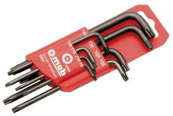 Etui de 8 clés mâles - Tamper Torx®, CRV - en Acier Chrome Vanadium - Serrages plus puissant - MOB