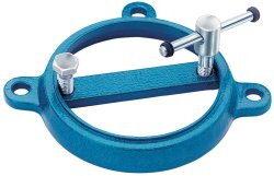 Plateau tournant bleu – pour étau MAGNAT – rotation 360° – MOB