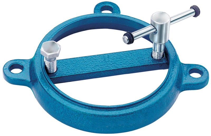 Plateau tournant bleu – pour étau MAGNAT – rotation 360° – MOB