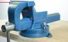 Plateau tournant bleu – pour étau MAGNAT – rotation 360° – MOB