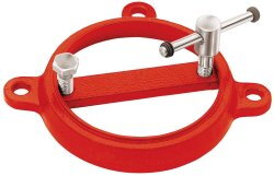 Plateau tournant rouge – pour étau MAGNAT PLUS – rotation 360° – MOB