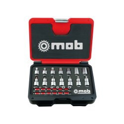 Coffret Tamper TORX 1/4'' & 1/2'' - (260 x 175 x 60mm) – 28 pièces – MOB
