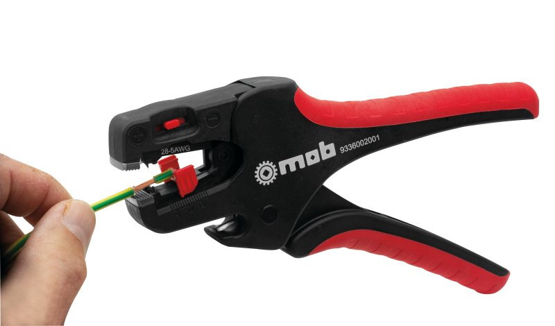 Pince à dénuder automatique – 0,08 à 16 mm² – coupe-fil intégré – réglage de pression – MOB