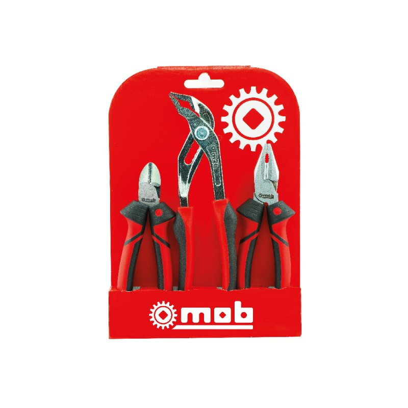 Lot de 3 pinces bimatière – Finition Chromée – Chrome Molybdène – Haute performance – MOB
