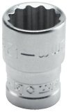 Douille 12 pans 1/4'' – acier Chrome Vanadium forgé – Haute Résistance – MOB