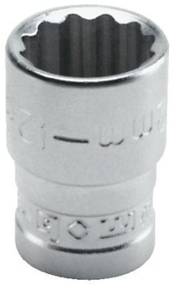 Douille 12 pans 1/4" en pouces – acier Chrome Vanadium forgé – haute résistance – MOB