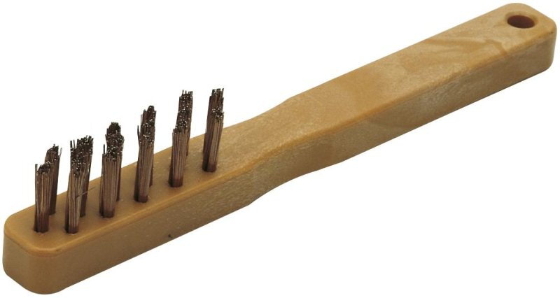 Brosse à bougie (20 cm) – 3 rangs – fil acier Ø 0,22 mm – MOB