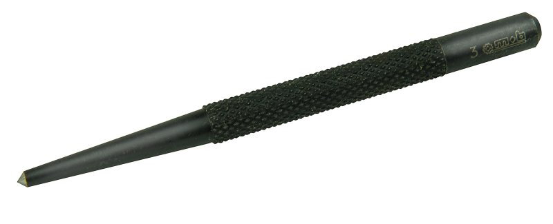 Pointeau de mécanicien – acier Chrome Vanadium forgé – corps moleté – finition brunie – MOB