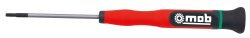 Tournevis micro pour vis 6 pans – Précision – Lame chromée satinée – Manche soft ergonomique – MOB