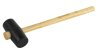 Maillet caoutchouc dur – Tête 85 Shore A – Manche frêne PEFC – Emmanchement conique – MOB