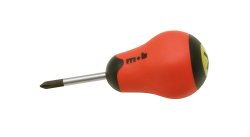 Tournevis court PHILLIPS®Lame extra-courte Chrome Vanadium – Manche bimatière ergonomique – MOB
